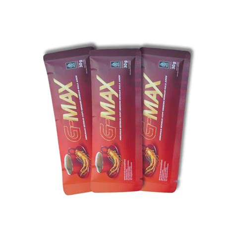 Jual G Max Kopi Ginseng Stamina Pria Dewasa Kuat Tahan Lama Sachet