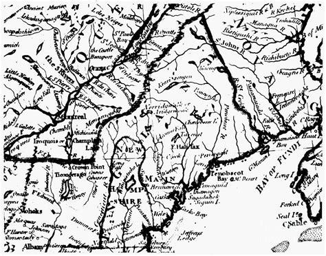 United States Map 1783 By Granger