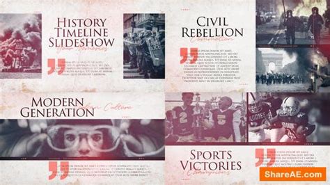 Videohive History Documentary Timeline Free After Effects