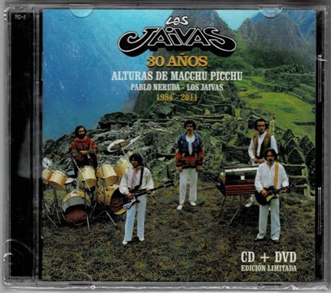 Los Jaivas 30 Años Alturas De Macchu Picchu Cd Dvd Cuotas sin