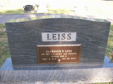 Clarence Elmer Leiss 1915 2005 Find A Grave Memorial