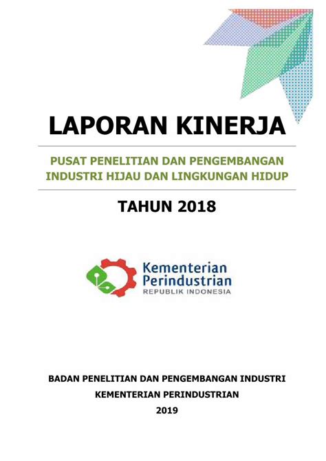 PDF LAPORAN KINERJA Bppi Kemenperin Go Idbppi Kemenperin Go Id