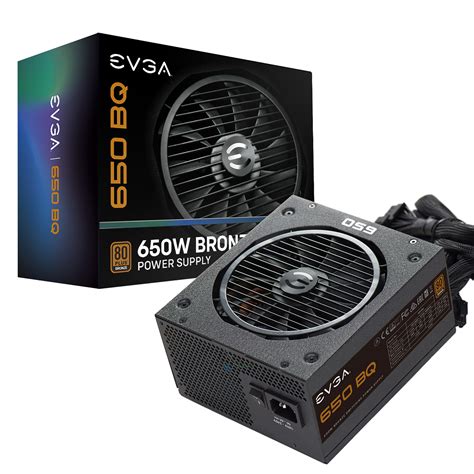 EVGA Products EVGA 650 BQ 80 BRONZE 650W Semi Modular 5 Year