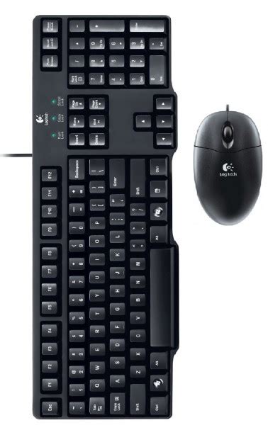 Logitech Mk100 Keyboard Mouse Classic Desktop