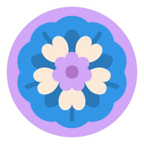 Mandala Iconixar Flat Icon