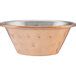 Choice 1 5 Oz Hammered Copper Plated Stainless Steel Round Sauce Cup