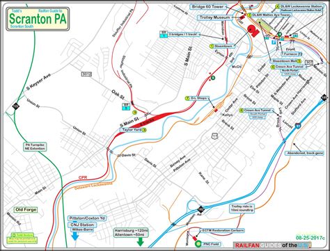 Scranton PA Railfan Guide - South