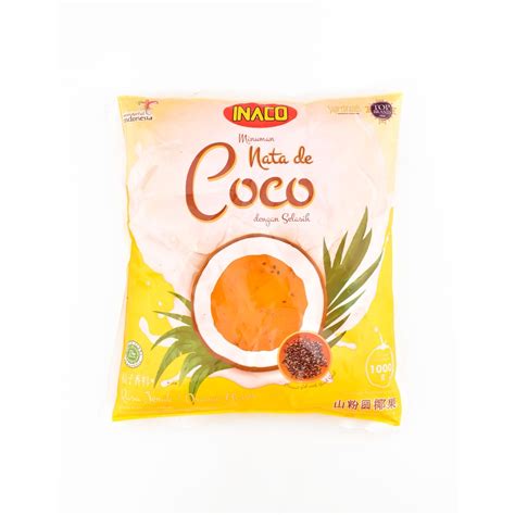 Jual Inaco Nata De Coco Selasih Orange Kg Inaco Nata De Coco Jeruk