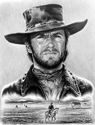 Cowboy Pencil Drawing