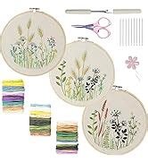 Amazon Bonroy Beginners Embroidery Stitch Practice Kit Sets