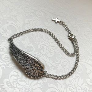 Angel Wing Anklet Angel Wing Jewelry Silver Wing Ankle - Etsy