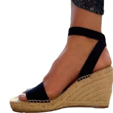 Total Imagen Tory Burch Laurel Suede Wedge Espadrille