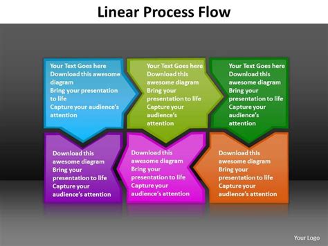 Linear Process Flow Editable Powerpoint Templates Infographics Images 1121 Powerpoint