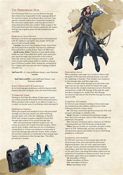 Dnd 5e Homebrew — Magus Class By Coolgamertagbro Sterling Vermin