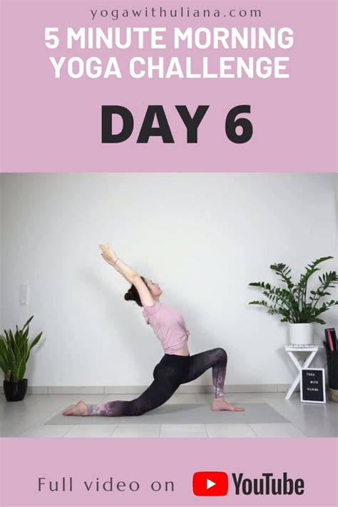 Day 6 5 Minute Morning Yoga Challenge Yoga For Flexibility Artofit