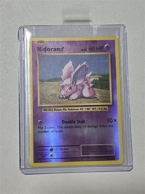 Nidoran Reverse Foil Pokemon Xy Evolutions Hobbies Toys Toys