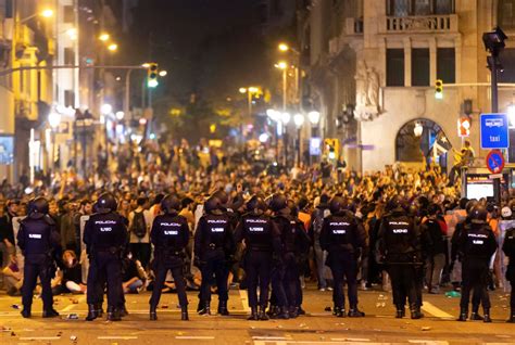 Spain Jails Catalan Leaders Sparking Angry Protests In Barcelona New