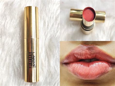 lakme pink tint absolute argan oil lip color review swatches