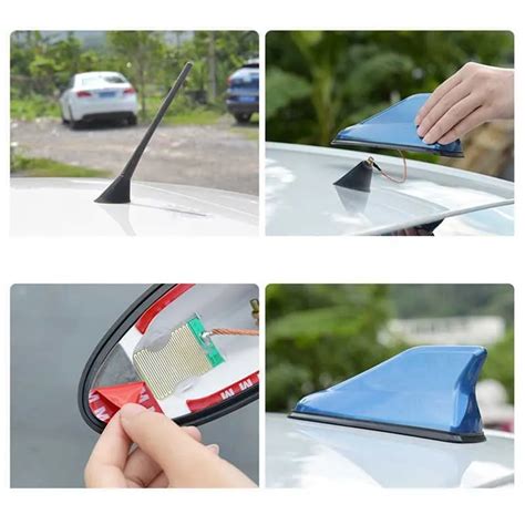 Nuova Autoradio Shark Fin Car Shark Antenna Radio Fm Signal Design