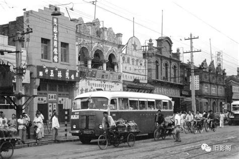 北京老照片1956年，街头巷尾城市生活凤凰网