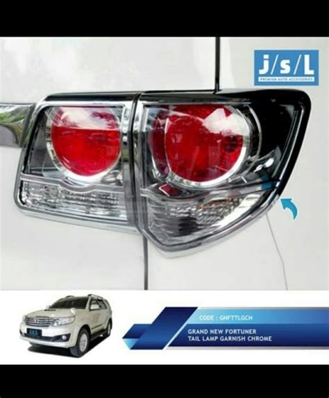 Jual Garnish Cover Lampu Belakang Krom Grand New Fortuner