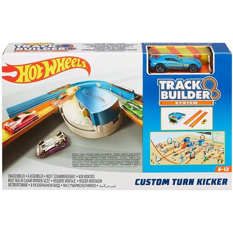 Hot Wheels Track Builder Custom Turn Kicker รางรถแขงรถเหลก ปรบความโคงได รน FPG95 Shopee