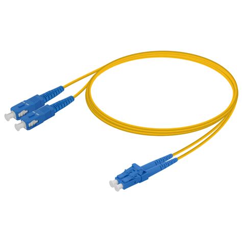 SC UPC LC UPC Single Mode G657 A2 Duplex Patch Cord 2 0x4 1mm