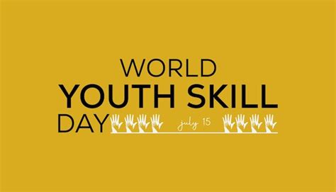 Premium Vector Vector Illustration On The Theme Of World Youth Skills