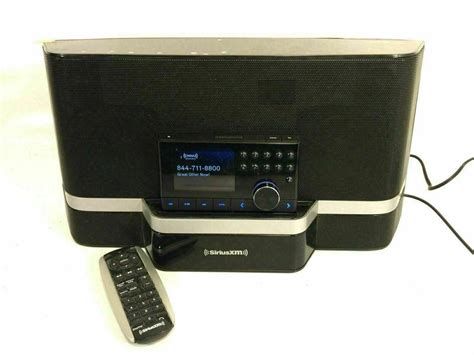 Sirius XM Radio Portable Speaker Dock Model SXABB2 With Remote Receiver ...