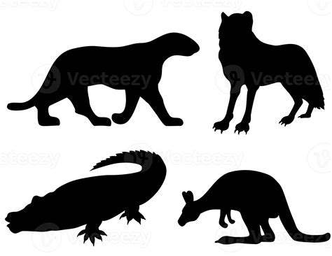 Free Wildlife Silhouettes Isolated 17164583 PNG with Transparent Background