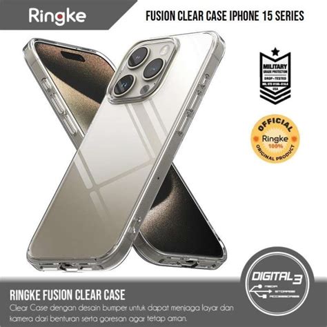 Jual Case Iphone Plus Pro Max Ringke Fusion Clear Soft Casing Bumper