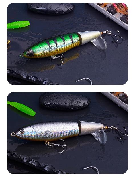 Palmer 11cm 15g Floating Whopper Popper Fishing Lure Top Water Whopper