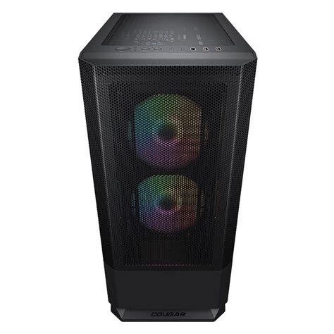 Cougar MX430 Mesh RGB Tempered Glass Mid Tower ATX Case Black CGR