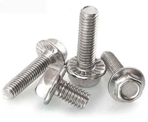 Metric Flange Bolts Hex Flange Bolts Class 10.9 DIN 6921 Machine Screw ...