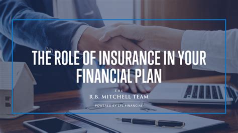 The Role Of Insurance In Your Financial Plan The R B Mitchell Team