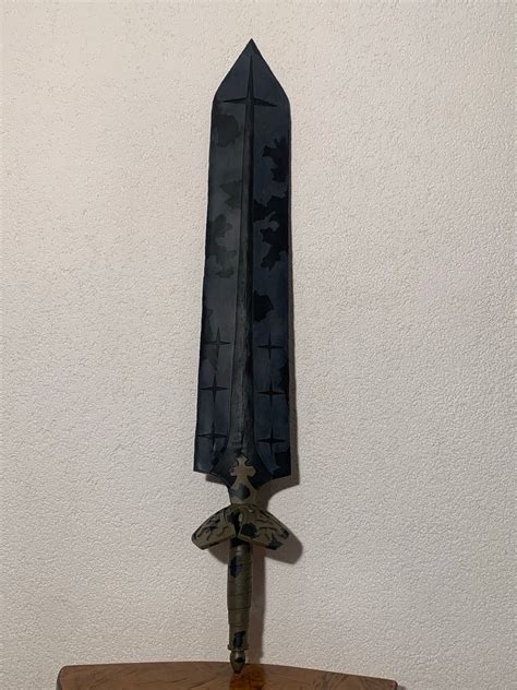 Astas Demon Dweller Sword Black Clover Full Scale Pattern Etsyde