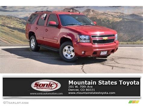 2013 Crystal Red Tintcoat Chevrolet Tahoe Lt 4x4 126004879 Photo 2