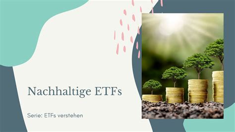 Nachhaltige ETFs MissFinance Ch