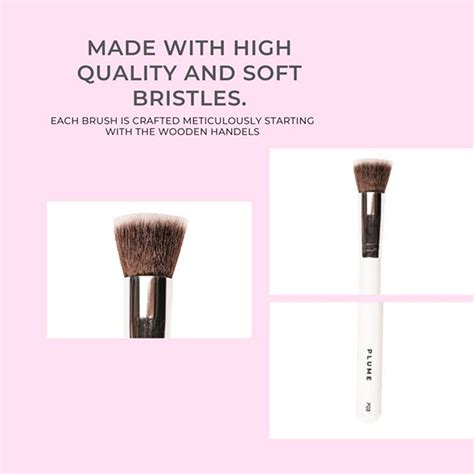 Buy Plume P Flat Top Foundation Kabuki Brush S Online At Discounted