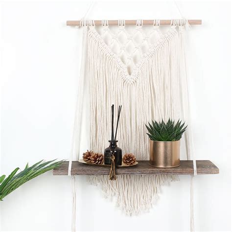 Macrame Opknoping Planter Mand Muur Handgemaakte P Grandado