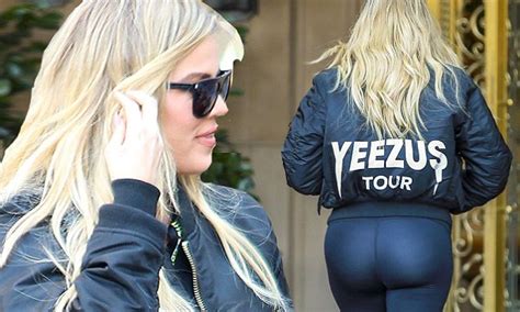 Khloe Kardashian Shows Off Her Bum During Beverly Hills Trip Daily Mail Online