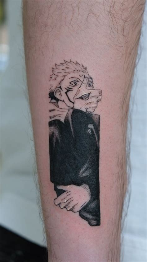 Yuji Itadori Sukuna Tattoo