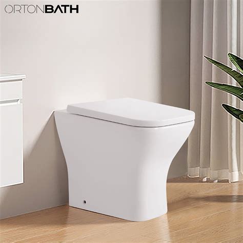 Ortonbath Rimless Square Compact Consealed Cistern Easy Installation