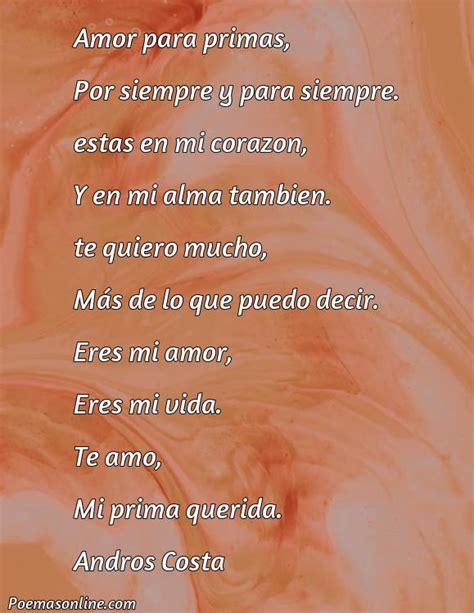 Cinco Mejores Poemas De Amor Para Primas Poemas Online