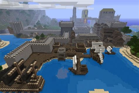 Minecraft Medieval Dock Walls