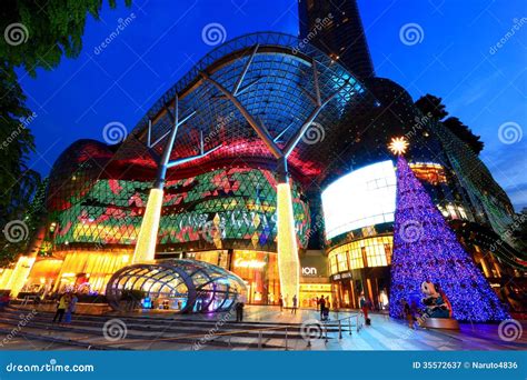 Ion Orchard Shopping Mall Singapore Editorial Photography Image Of