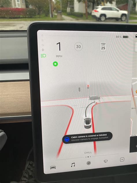 Was Curious To See If Tesla Really Detected Covered Cabin Camera Today