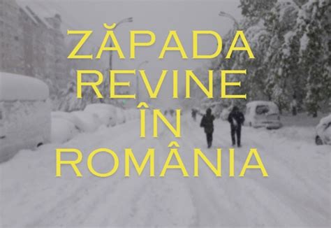 Vremea se schimbă radical revin ninsorile peste România în multe zone