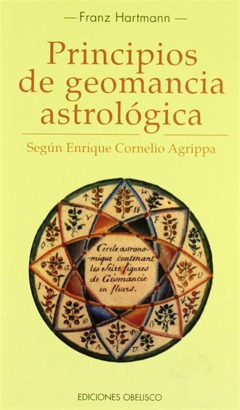 Principios De Geomancia Astrologica Hartmann Franz