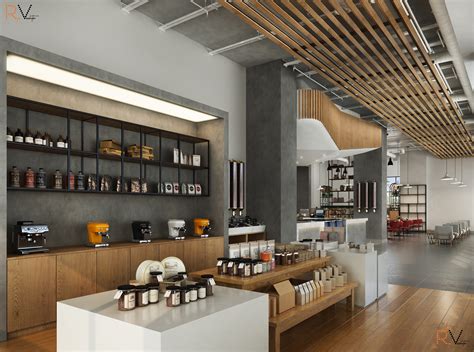 coffee shop interior options on Behance